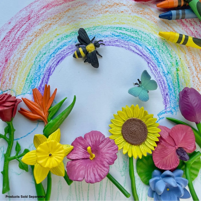 realistlike lillefiguuride komplekt kevadlilled aialilled lilled realistlikud figuurid