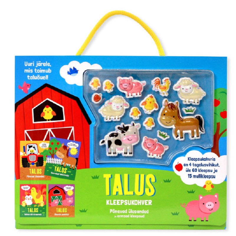 kleepsukohver lastele pehmed kleepsud tegelusvihikud töövihikud lastele