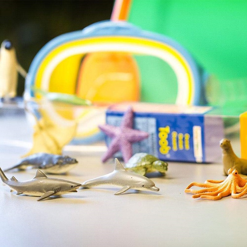 veeloomad ookeanis elavad loomad kalad delfiin hai kaheksajalg minifiguuride realistlikud loomafiguurid komplekt