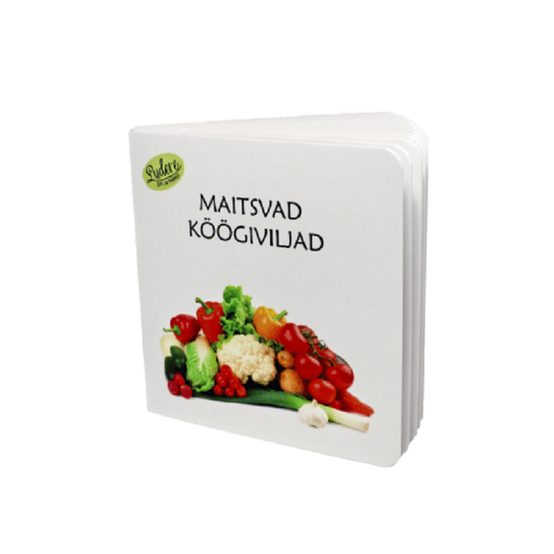 maitsvad köögiviljad raamat realistliku sisuga raamat