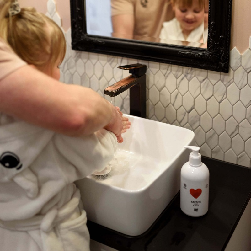 looduslik ja puhas vedelseep lastele