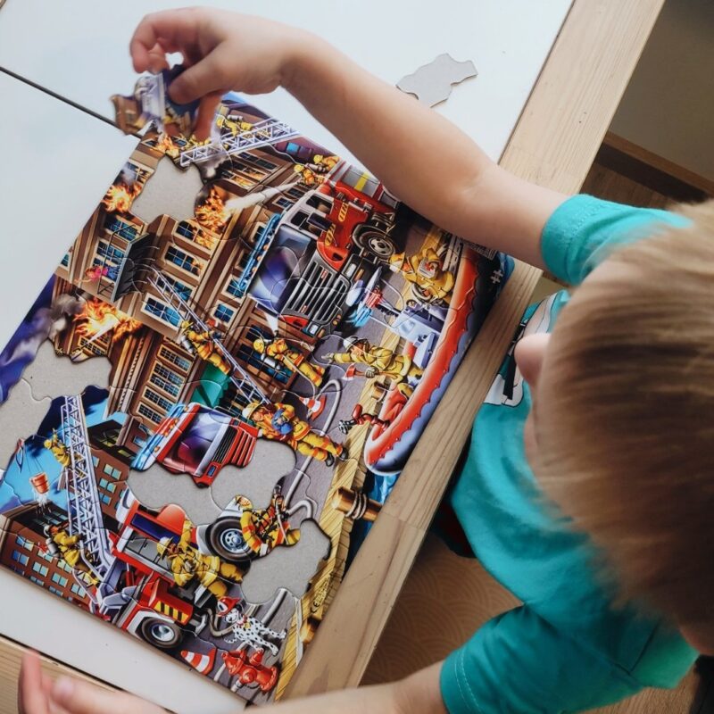 Tuletõrje tööst realistlik pusle