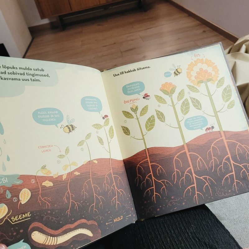 "Tuhande näoga lilled. Mis on lille sees ja kuidas ta kasvab?" raamat