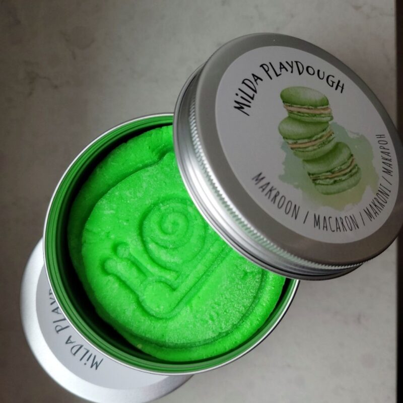 Looduslik plastiliin - rabarberilõhnaline neoonroheline