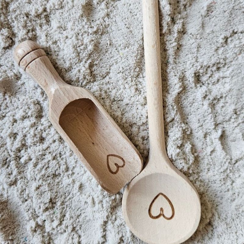 puidust kühvel labidas vee- ja liivakühvel jahukühvel montessori kühvel päriselu vahendid