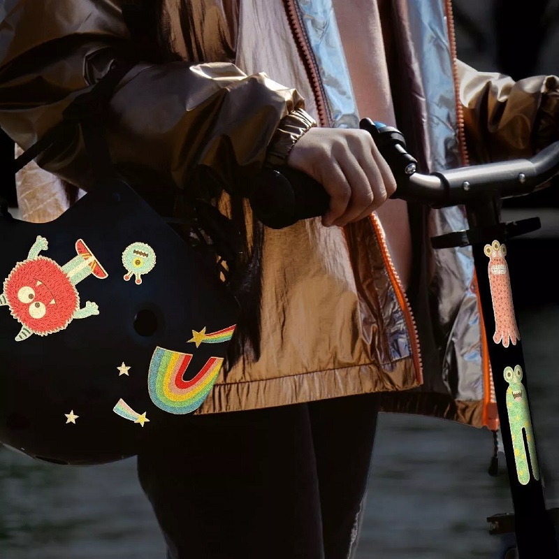 helkurkleepsud helkur turvavarustus kleepekad helkurkleepekas lastele rainette helkurkleeps