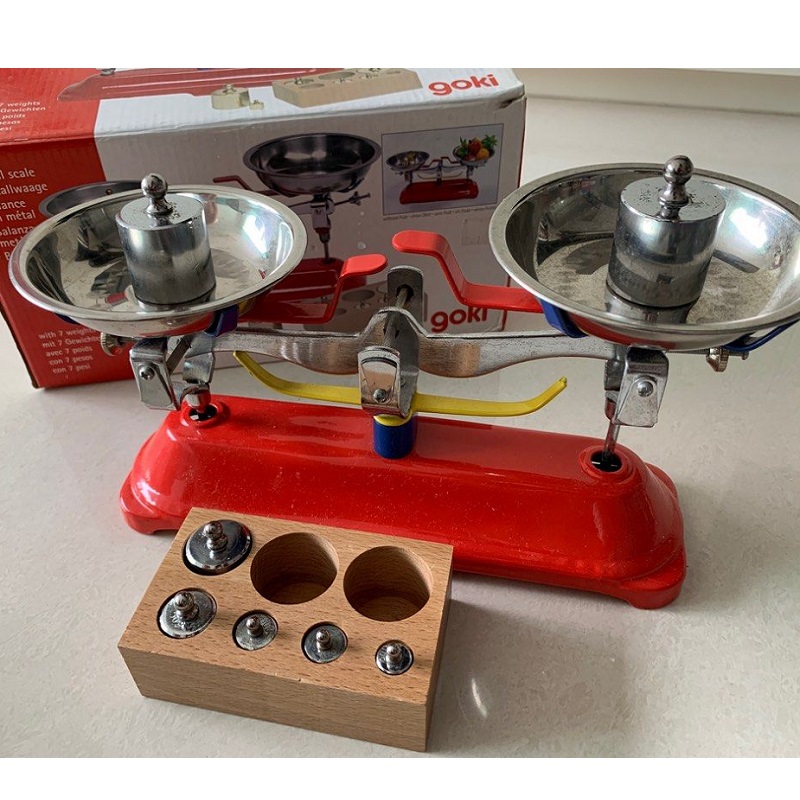 metallist kaal kaaluvihk metallkaal päriselu vahend montessori