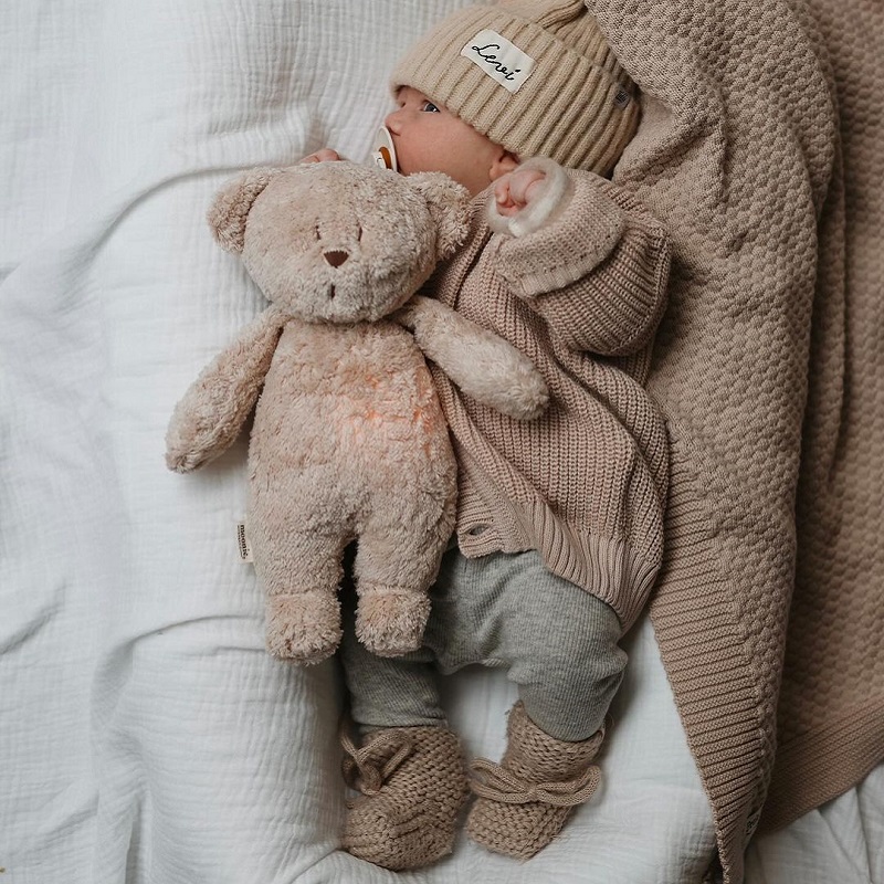 Moonie kaisukaru roosa müra beebi kaisukas nutusensoriga heliga muusikaga