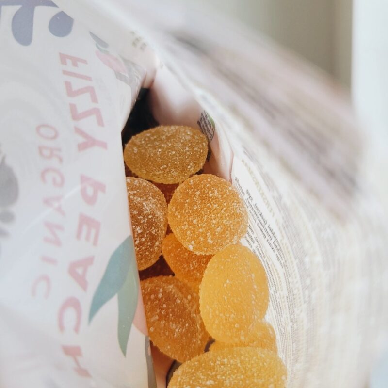 Biona organic kummikommid, kihisevad virsikud