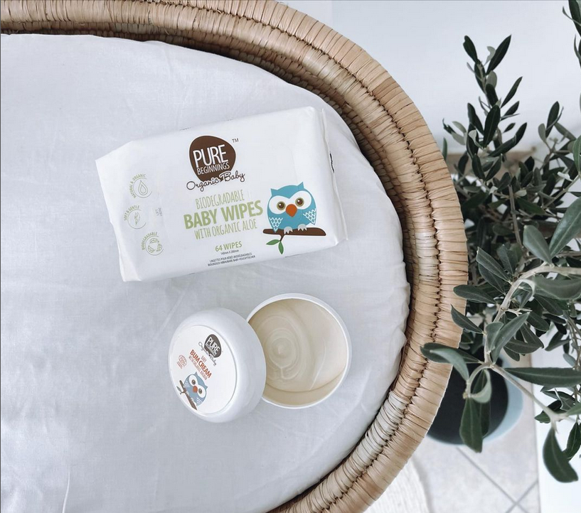 Orgaanilised 100% biolagunevad niisked salvrätikud õrna lavendli lõhnaga, 64 tk