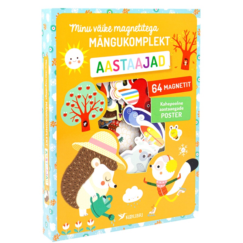 magnetitega mängukomplekt aastaajad kevad suvi sügis talv magnetmäng kaasaskantav mäng