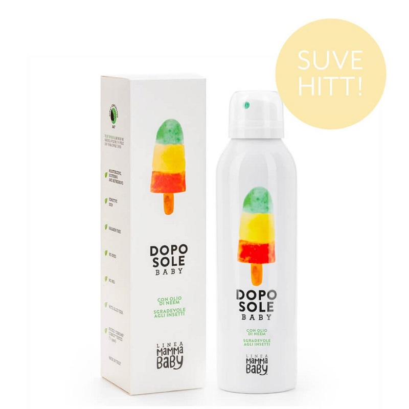 Looduslik päevitusjärgne losjoon kogu perele aftersun linea mammababy looduslik kreem kogu perele