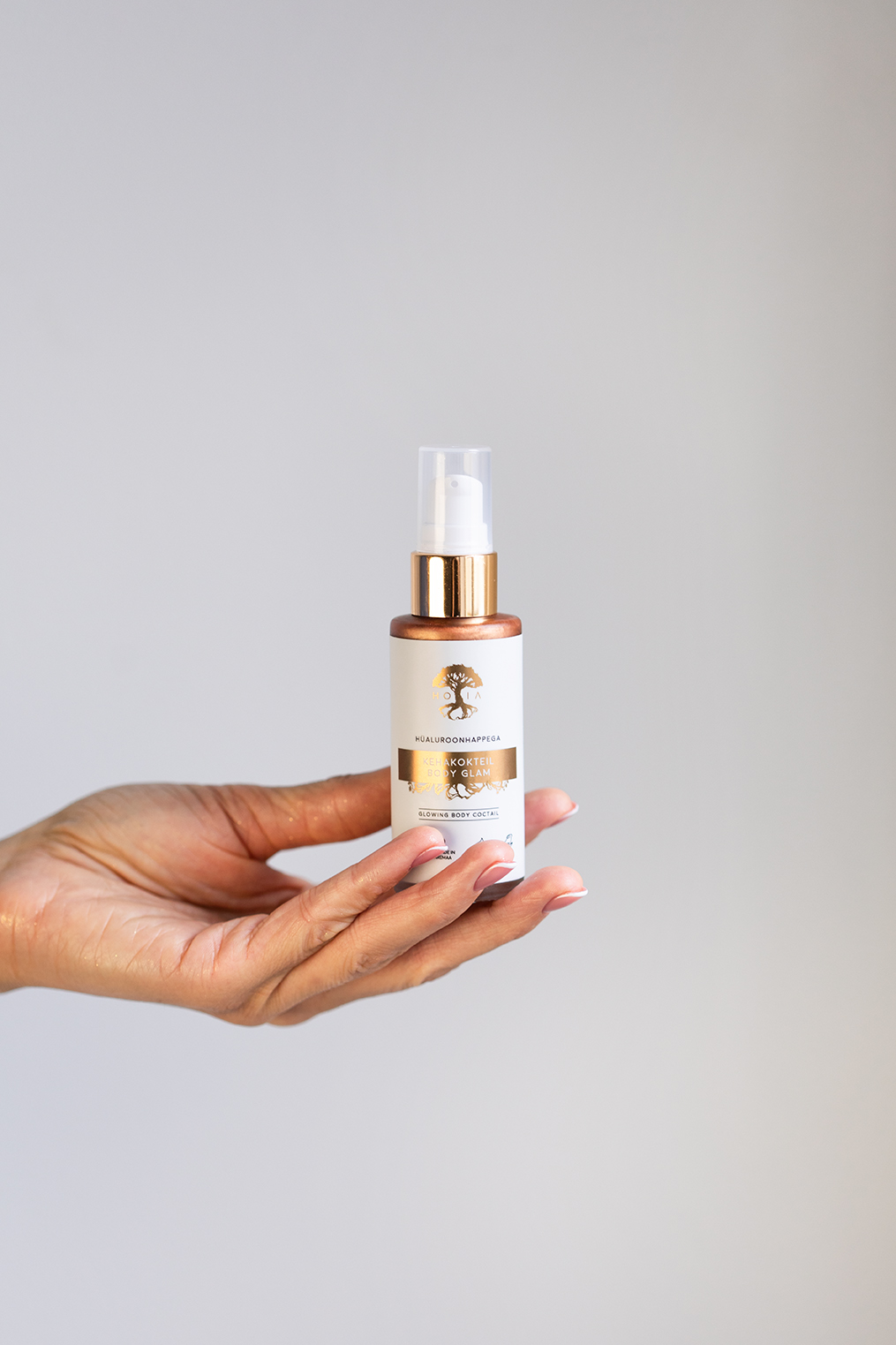 Superniisutav ja sädelev losjoon kogu kehale looduslik sädelev kehakreem hoia homespa eesti looduskosmeetika