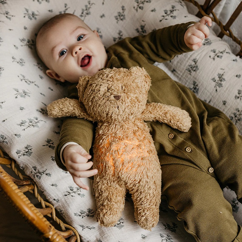 Moonie kaisukaru roosa müra beebi kaisukas nutusensoriga heliga muusikaga