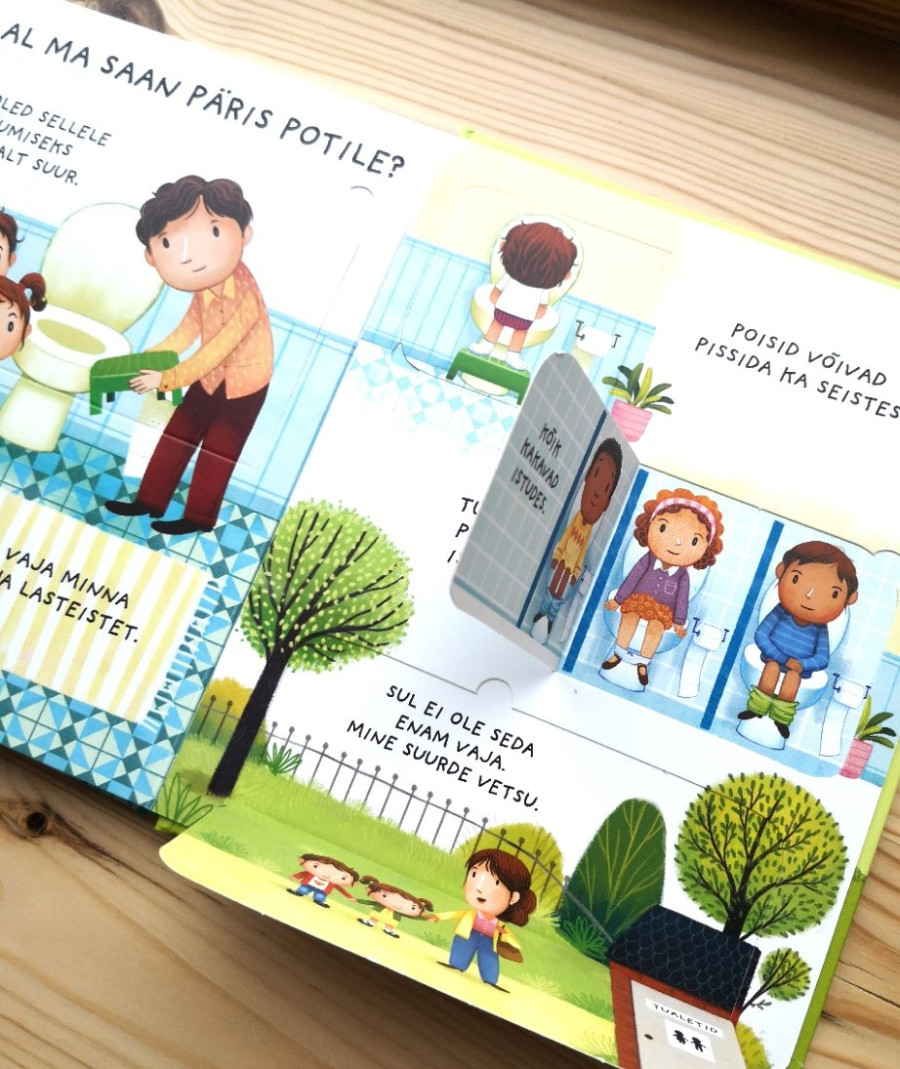 klapiraamat miks on vaja pissipotti potitreening mähkmest vabaks