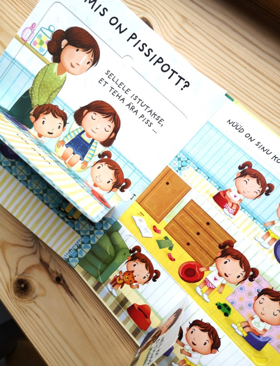 klapiraamat miks on vaja pissipotti potitreening mähkmest vabaks