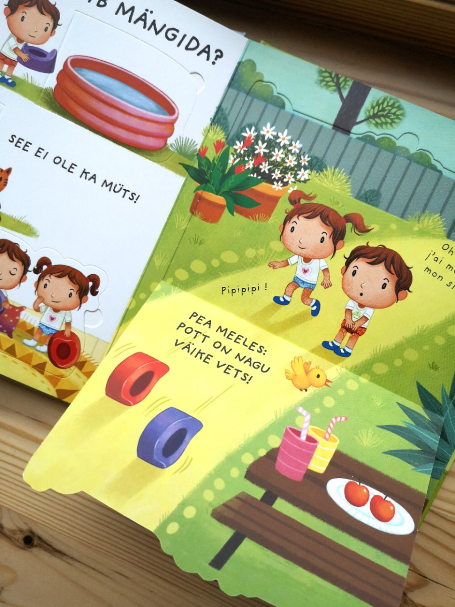 klapiraamat miks on vaja pissipotti potitreening mähkmest vabaks