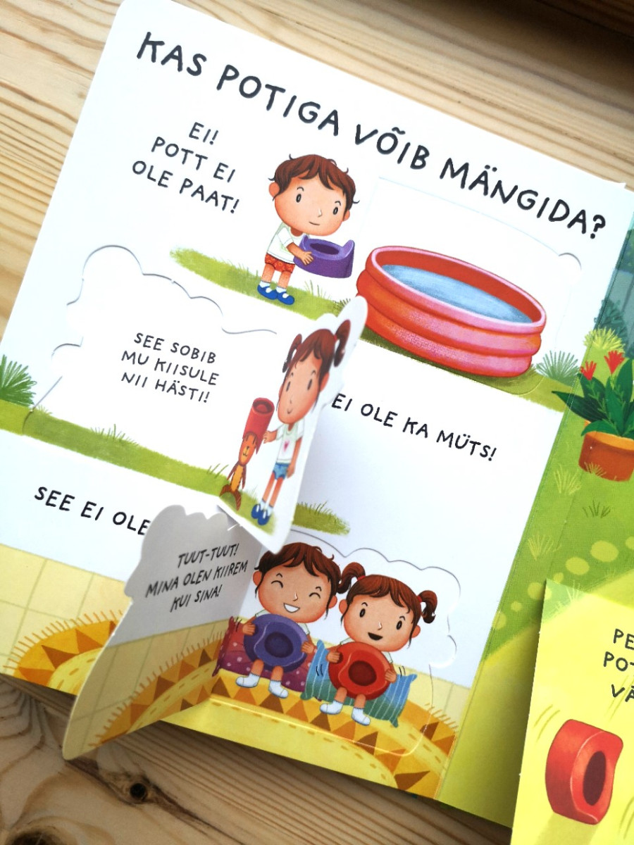 klapiraamat miks on vaja pissipotti potitreening mähkmest vabaks