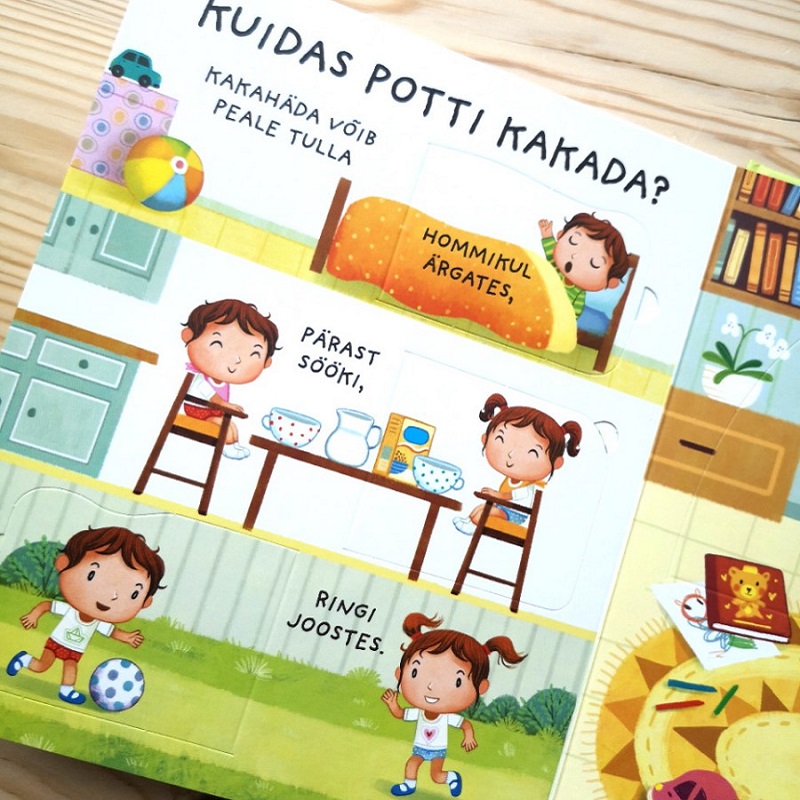 klapiraamat miks on vaja pissipotti potitreening mähkmest vabaks