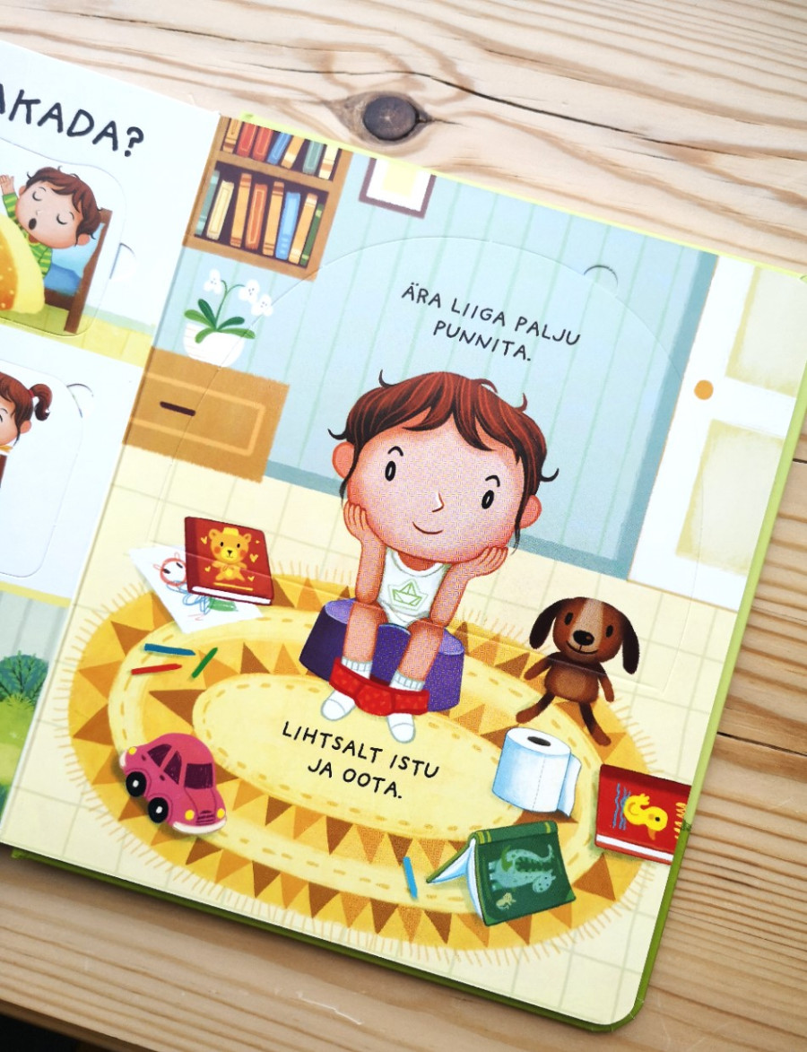 klapiraamat miks on vaja pissipotti potitreening mähkmest vabaks