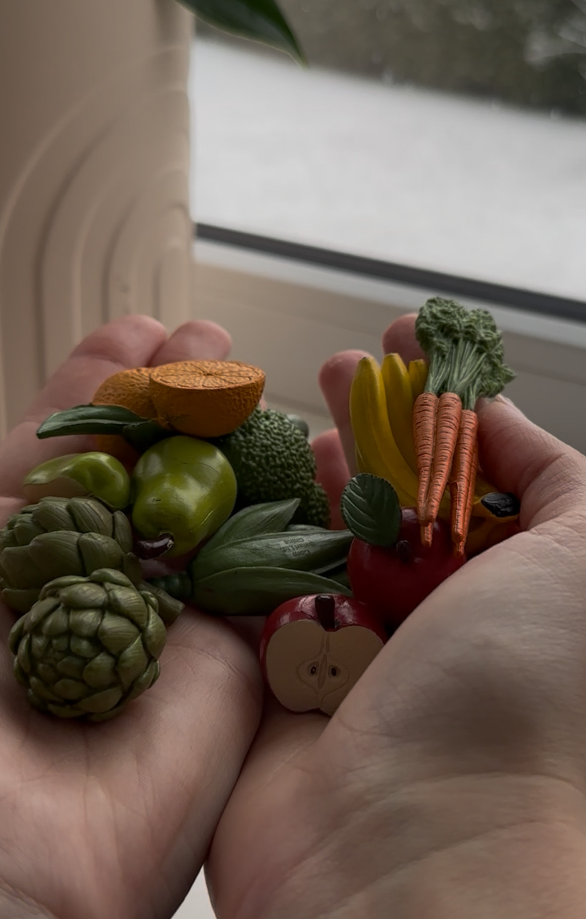 Realistlikud Safari mängufiguurid köögiviljad ja juurviljad