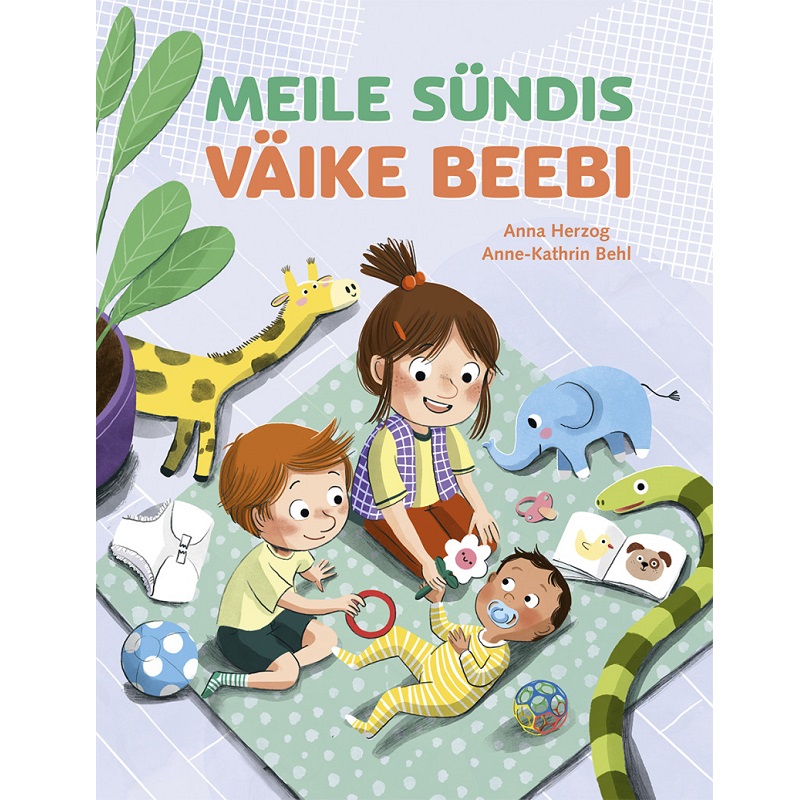 Eluline raamat "Meile sündis väike beebi" realistlik lapsele