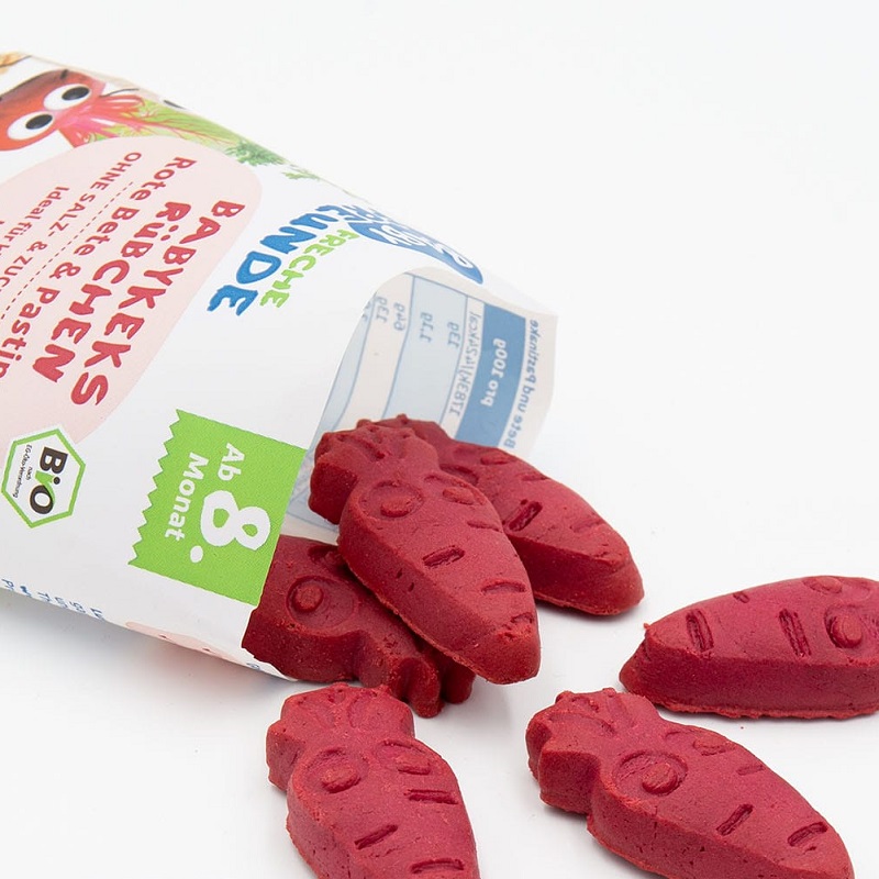 Mahe snäkid peedi ja pastinaagiga Freche Freunde beebiküpsised naturaalsed snäkid suhkruta