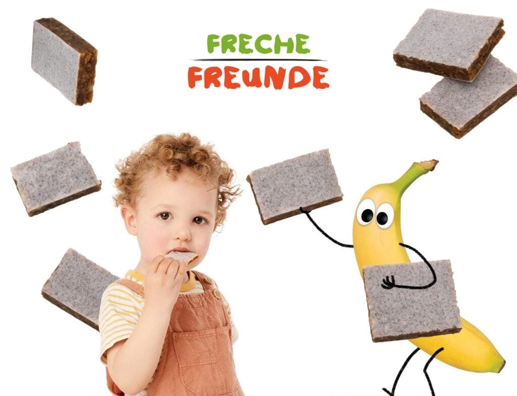 Freche Freunde puuviljabatoonid kirsi banaani, 4 tk batoonikesed naturaalne suhkruta puuviljadest kirsibatoon banaanibatoon Freche Freunde puuviljabatoonid kirsi banaani, 4 tk batoonikesed naturaalne suhkruta puuviljadest kirsibatoon banaanibatoon