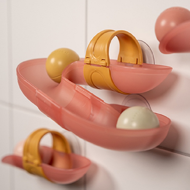 Little dutch Seinale kinnitatav pallirada, roosa kuulirada vannimänguasjad