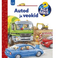 klapiraamat aga miks autod ja veokid pappraamat kõvade lehtedega raamat masinahuvilisele kingiidee