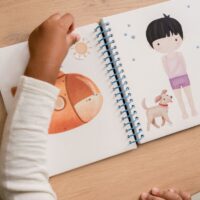 Little dutch kleepsuraamat kleepsudega raamat vihik kleepekad riietamismäng