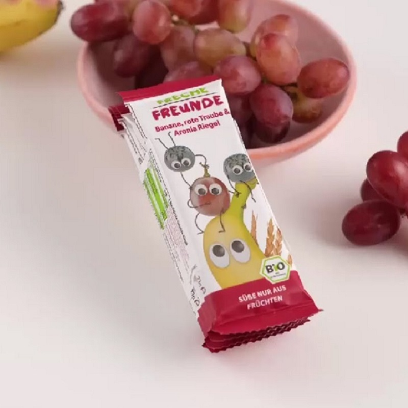 Freche Freunde puuviljabatoonid viinamarja, banaani ja arooniaga, 4 tk
Freche Freunde puuviljabatoonid viinamarja, banaani ja arooniaga, 4 tk