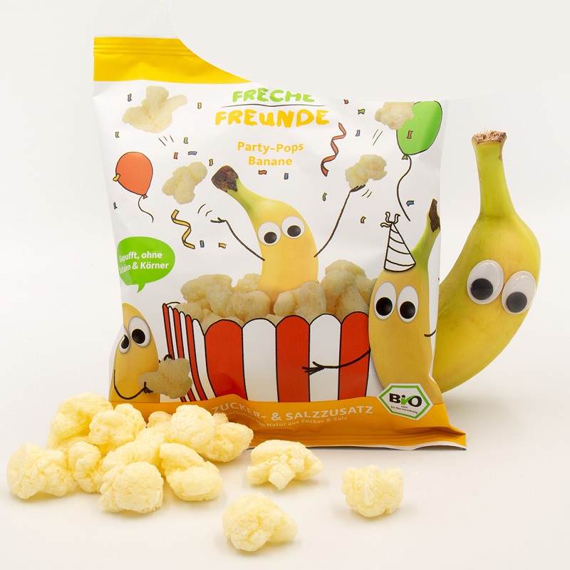 banaanipopkonrn mahe popkorn lastele banaaniga tervislik snäkk vahepala maius maiustus