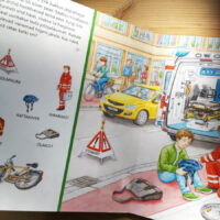 otsi ja leia päästeautod pappraamat realistlik montessori