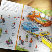 otsi ja leia päästeautod pappraamat realistlik montessori
