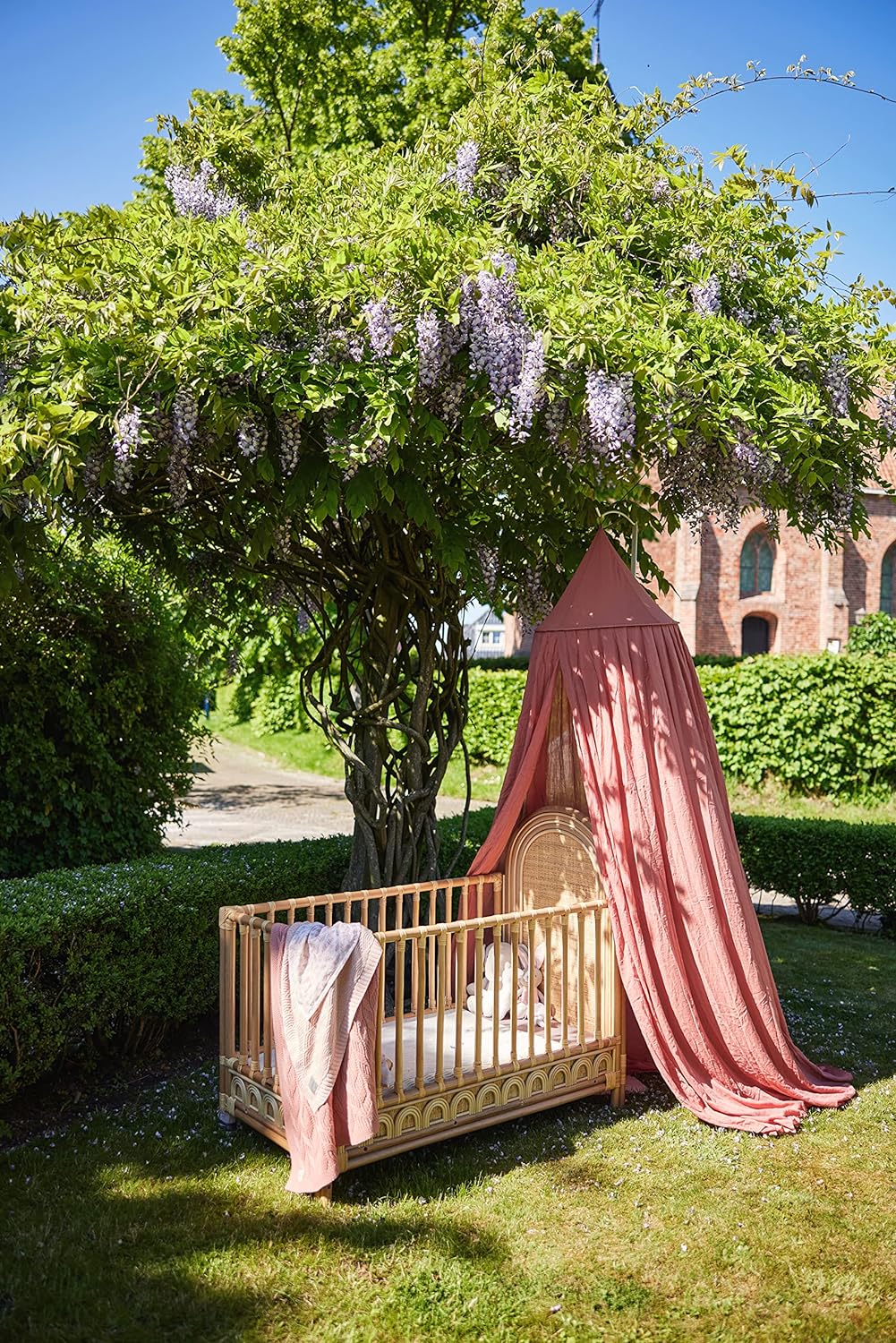 baldahhiin voodikate sääsevõrk lapse beebi tuba pesa