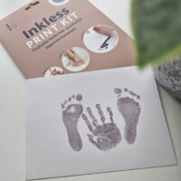 beebi käe- ja jalajälgede tegemise komplekt tindivaba jalajälje jäädvustamine