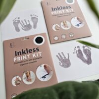 beebi käe- ja jalajälgede tegemise komplekt tindivaba jalajälje jäädvustamine