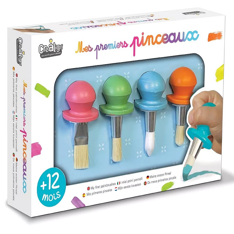 esimesed pintslid lastele pintslikomplekt ohutud pintslid kunstitarbed töövahendid