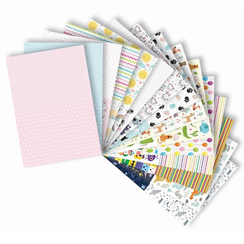 kunstipaberid disainpaberid meisterdamiseks värvilised paberid kunstiprojekt lõbusad mustrid