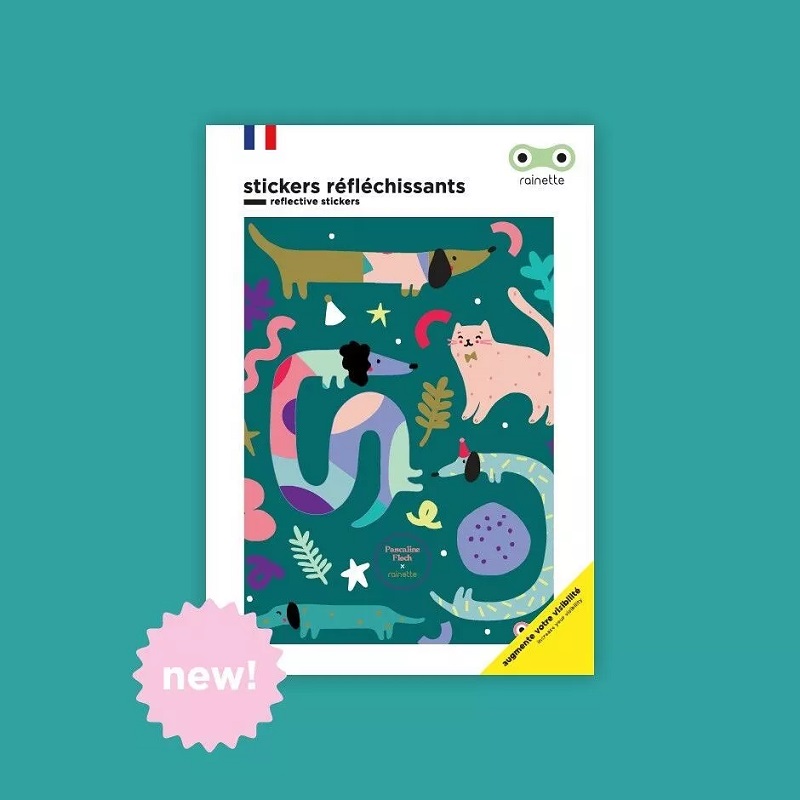 Rainette helkurkleepsud helkurid kleepekad kiivrile rattale rulale vankrile tõuksile Rainette helkurkleepsud helkurid kleepekad kiivrile rattale rulale vankrile tõuksile