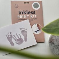 ohutu tindivaba beebi käe- ja jalajälje tegemise komplekt käejälje tegemine