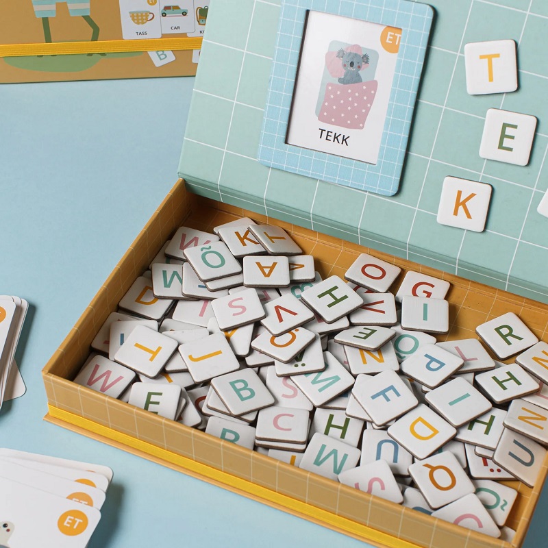 tähestikumäng inglise eesti õppimiseks magnetmäng sõnastik mängukohver