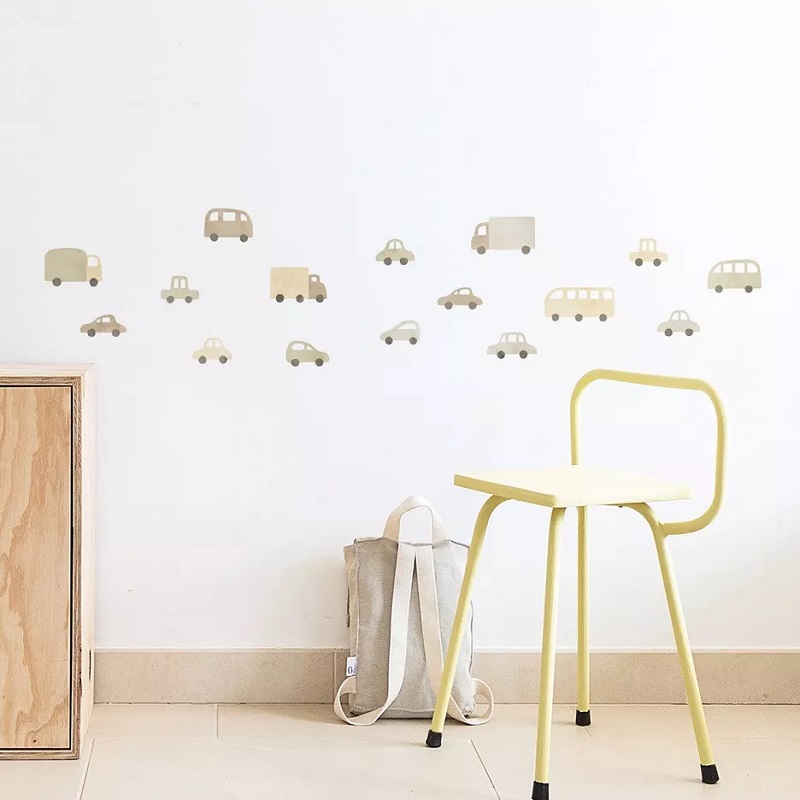 eemaldatavad seinakleepsud seinakleebised lastetuba aksessuaarid eemaldatav tapeet autod masinad