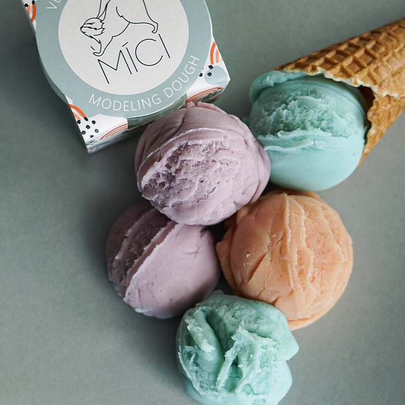 looduslikud palstiliinid voolimismassid kinkekomplekt MICI