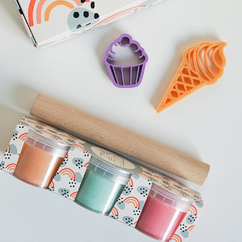 looduslikud palstiliinid voolimismassid kinkekomplekt MICI