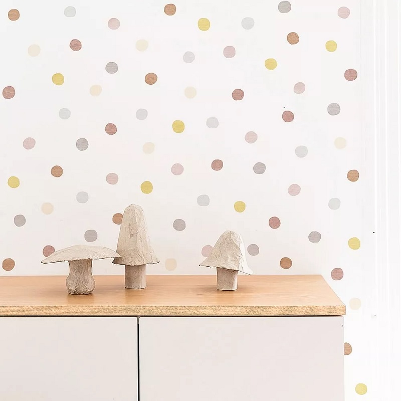 eemaldatavad seinakleepsud seinakleebised lastetuba aksessuaarid eemaldatav tapeet täpid