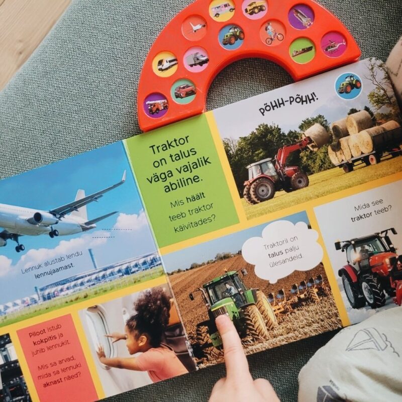 Helidega raamat "Tehke häält. Sõidukid"