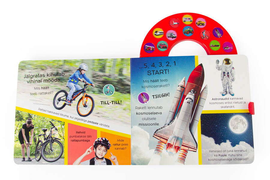 realistlike helidega raamat sõidukid heliraamat masinad