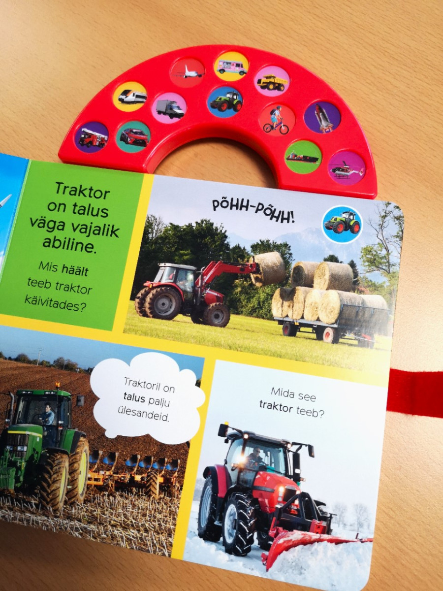 realistlike helidega raamat sõidukid heliraamat masinad